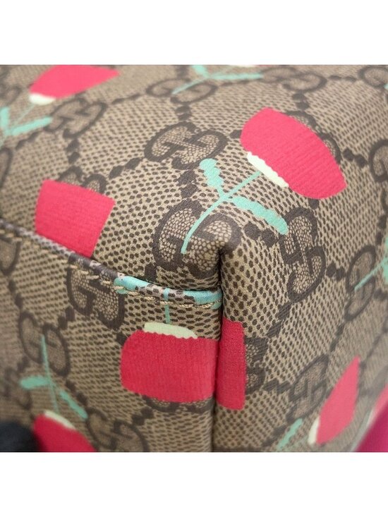 Gucci Backpack GG Supreme Flower Print Children Kids Kim Seungyoung main image 5